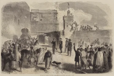 The Visit of the Emperor of the French to the Casbah or Citadel of Algiers